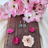 Vriksham Flower Maharashtrian Style Press Bugadi-Mulricolor-White Bead-J3158