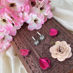 Vriksham Flower Maharashtrian Style Press Bugadi-Mulricolor-White Bead-J3158