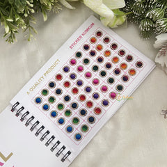 Vriksham LCT Stone Shaded Border Bindi Book(300 BINDI)-BB254