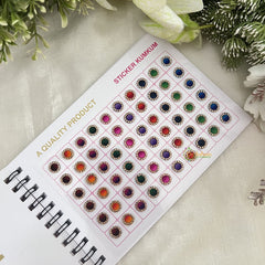 Vriksham LCT Stone Shaded Border Bindi Book(300 BINDI)-BB254