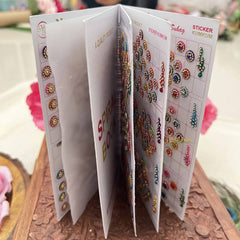 Vriksham Navya Suhag Spiral Bindi Book(D NO:48A17 LCT Stone Fancy)-BB330