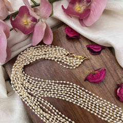 Vriksham Royalty Inspired 8 Layered Pearl Mala-G20099