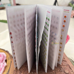 Vriksham Navya Suhag Spiral Bindi Book(D NO:96P1 LCT Stone Fancy)-BB329