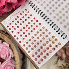 Vriksham Navya Suhag Spiral Bindi Book(D NO:96P1 LCT Stone Fancy)-BB329