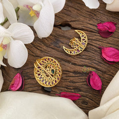 Vriksham Red Green Kemp Stone Peacock Chandran & Suryan Billai-G17176