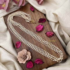 Vriksham Classic Multi 5 Layer Rice Pearl Mala-G20096