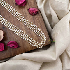 Vriksham Classic Multi 5 Layer Rice Pearl Mala-G20096