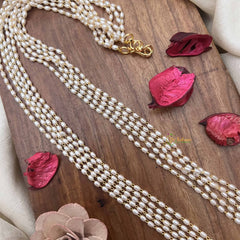 Vriksham Classic Multi 5 Layer Rice Pearl Mala-G20096