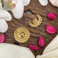 Vriksham White Green CZ Stone Peacock Chandran & Suryan Billai-G17177