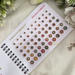 Vriksham LCT Stone Fancy Round Bindi Book(D NO 30B1)-BB234