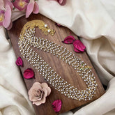 Vriksham Vintage Gold Chain 8 Layered Bridal Pearl Mala-G20098
