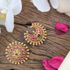 Vriksham Antique Kemp Stone Floral Chandran & Suryan Billai-G17179