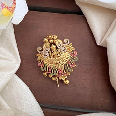 Unique AD Stone Kili Lakshmi Jada Billai-Bun Billai-G13111