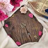 Vriksham Exquisite Tear Drop Invisible Chain-Black-G18368