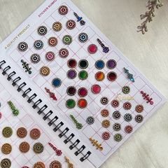 Vriksham LCT Stone Fancy CPR Bindi Book(D NO 48ANEW)-BB267