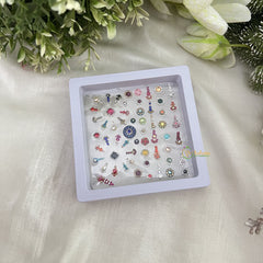 Vriksham Vriksham Fancy Mixed Shape Bridal Bindi Case-BB283