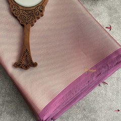 Vriksham Rashmika Lavender Organza Saree-Handloom-VS4236