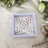 Vriksham Fancy Stone With Pearl Round Bridal Bindi Case Bindi Book-BB276