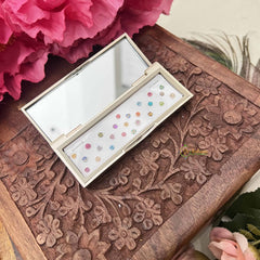 Vriksham Designer Ractangular Compact Bindi Mirror Kit-BB3570