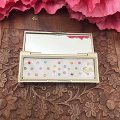 Vriksham Designer Ractangular Compact Bindi Mirror Kit-BB3569