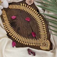 Vriksham Gold Look Alike Traditional Long Neckpiece-G17287