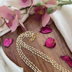 Vriksham Designer 3 layer Pearl 2.5 mm Beaded Mala-G20111