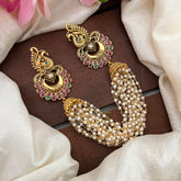 One Stan Peacock Jada Billai with Pearl Maatil-Bun Billai-Red Green-G13062