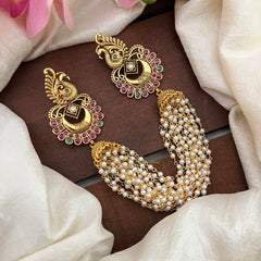 One Stan Peacock Jada Billai with Pearl Maatil-Bun Billai-Red Green-G13062