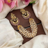 One Stan Peacock Jada Billai with Pearl Maatil-Bun Billai-Red-G13061