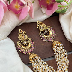 One Stan Peacock Jada Billai with Pearl Maatil-Bun Billai-Red-G13061