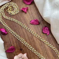 Vriksham Statement Piece 3 Layred Pearl Beaded Mala-G20116