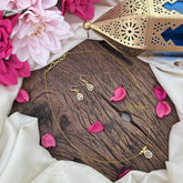 Vriksham Exquisite Tear Drop Invisible Chain-White-G18395