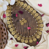 Vriksham Unique Gold Look Alike Lakshmi Coin Neckpiece-G16216