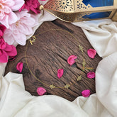 Vriksham Gold Look Alike 5 Floral Pendant Invisible Chain-G18414