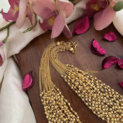 Vriksham Swarna 15 Layer Multi-Strand Gold Beaded Mala-G20107