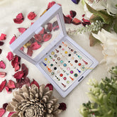 Vriksham Vriksham Fancy Mixed Shape Bridal Bindi Case-BB285