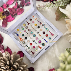 Vriksham Vriksham Fancy Mixed Shape Bridal Bindi Case-BB285