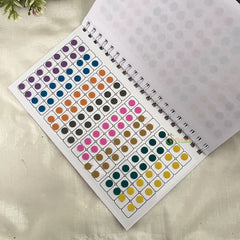 Vriksham Round Shaded Plain Sticker Vidhi Bindi Book-BB272