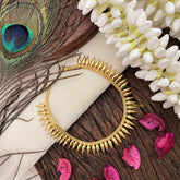 Vriksham Traditional Mullai Mottu Mala Short Neckpiece-G17332