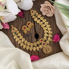 Vriksham Lakshmi Pendant With 2 Layer Maanga Neckpiece-G17212