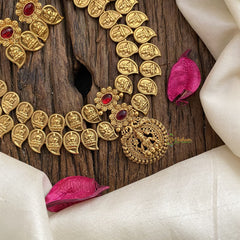 Vriksham Lakshmi Pendant With 2 Layer Maanga Neckpiece-G17212