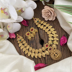 Vriksham Lakshmi Pendant With 2 Layer Maanga Neckpiece-G17212