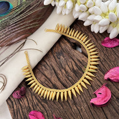 Vriksham Traditional Mullai Mottu Mala Short Neckpiece-G17266