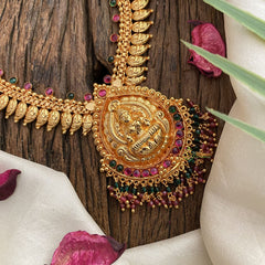 Vriksham Gold Look Alike Lakshmi Pendant Neckpiece-G17222
