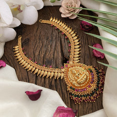 Vriksham Gold Look Alike Lakshmi Pendant Neckpiece-G17222