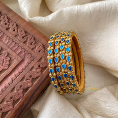 Firosa Silk Thread Kundan Bangle-Tilak-G12254