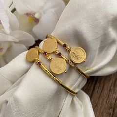 Vriksham Lakshmi Coin Bangles-Openable Bangles-G17225