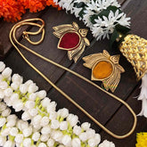 Vriksham Premium Quality Spiral Style Gold Chain Daily Wear Chain-G22209