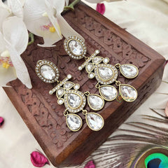 Vriksham Teardrop Crystal Dangler Party Wear Glamour Earrings-G20152