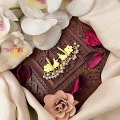 Vriksham Royal Peacock Style Pearl Drop Kundan Jadau Bugadi-J4146